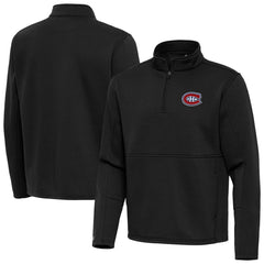 Montreal Canadiens Antigua Twist Quarter-Zip Pullover Jacket -  NHL Pullover
