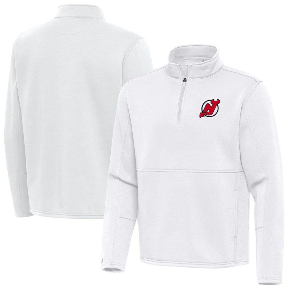New Jersey Devils Antigua Twist Quarter-Zip Pullover Jacket -  NHL Jerseys