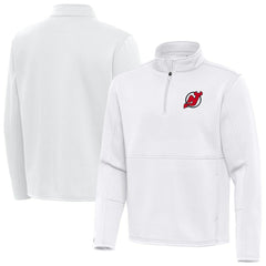 New Jersey Devils Antigua Twist Quarter-Zip Pullover Jacket -  NHL Jerseys