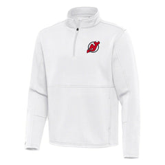 New Jersey Devils Antigua Twist Quarter-Zip Pullover Jacket -  NHL Jerseys