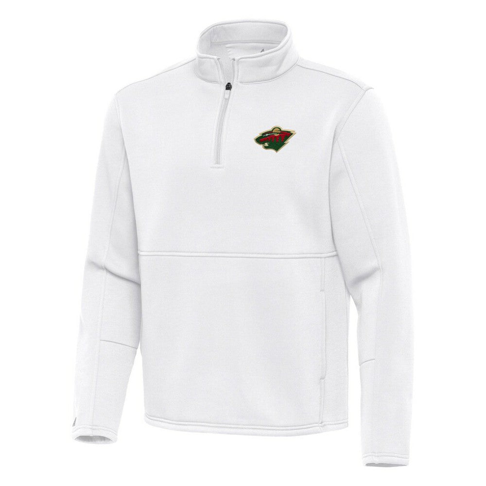 Minnesota Wild Antigua Twist Quarter-Zip Pullover Jacket -  NHL Pullover
