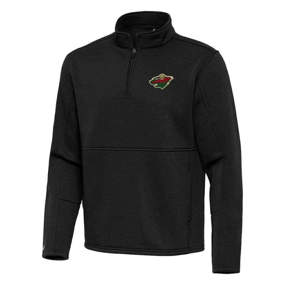 Minnesota Wild Antigua Twist Quarter-Zip Pullover Jacket -  NHL Pullover