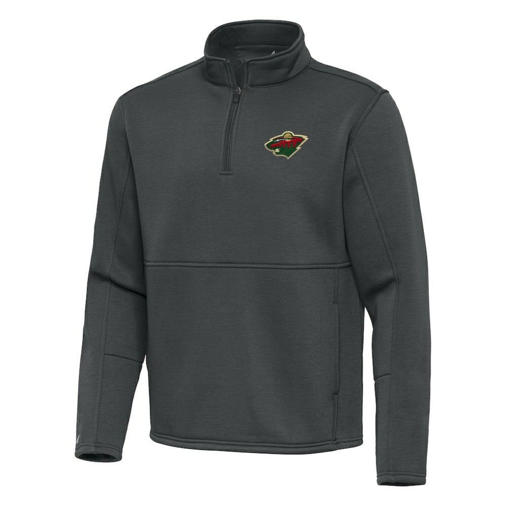 Minnesota Wild Antigua Twist Quarter-Zip Pullover Jacket -  NHL Pullover