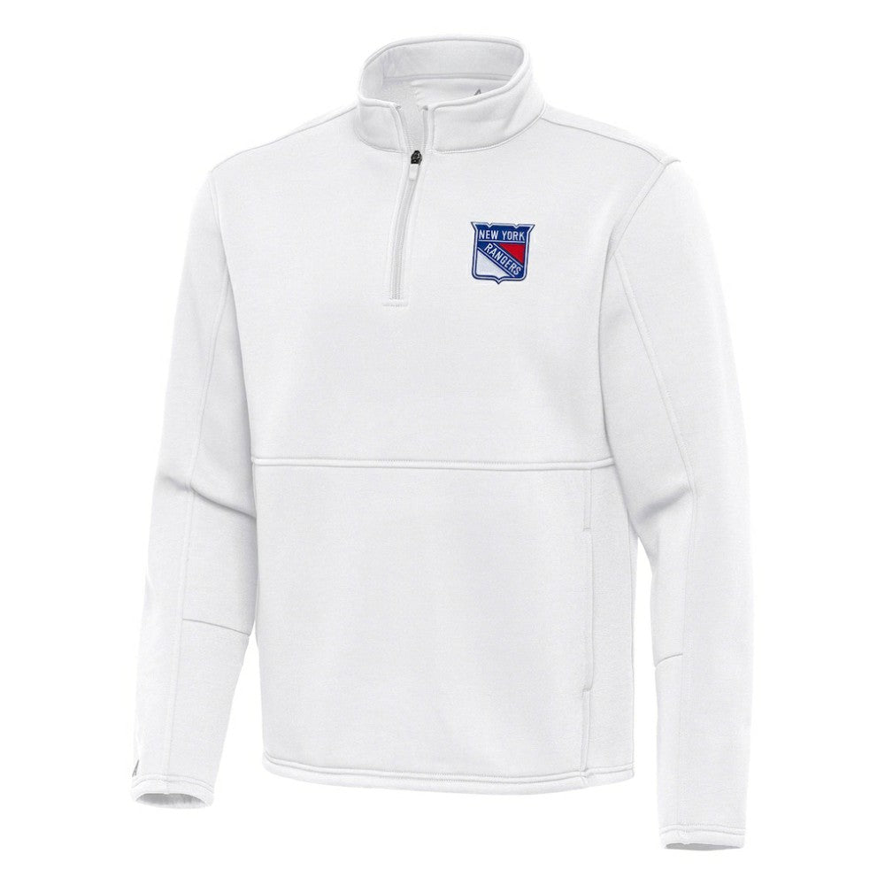 New York Rangers Antigua Twist Quarter-Zip Pullover Jacket -  NHL Pullover