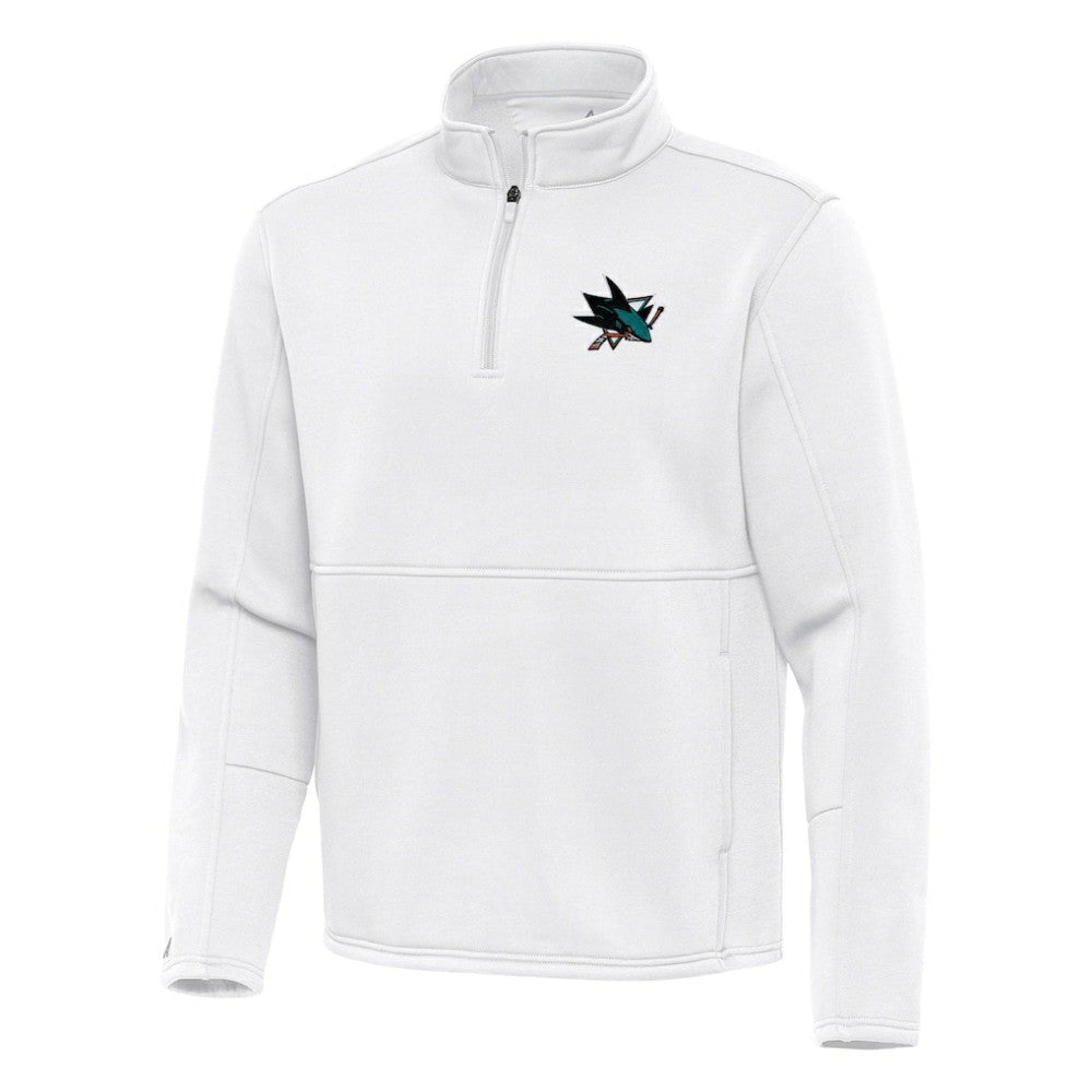 San Jose Sharks Antigua Twist Quarter-Zip Pullover Jacket -  NHL Pullover