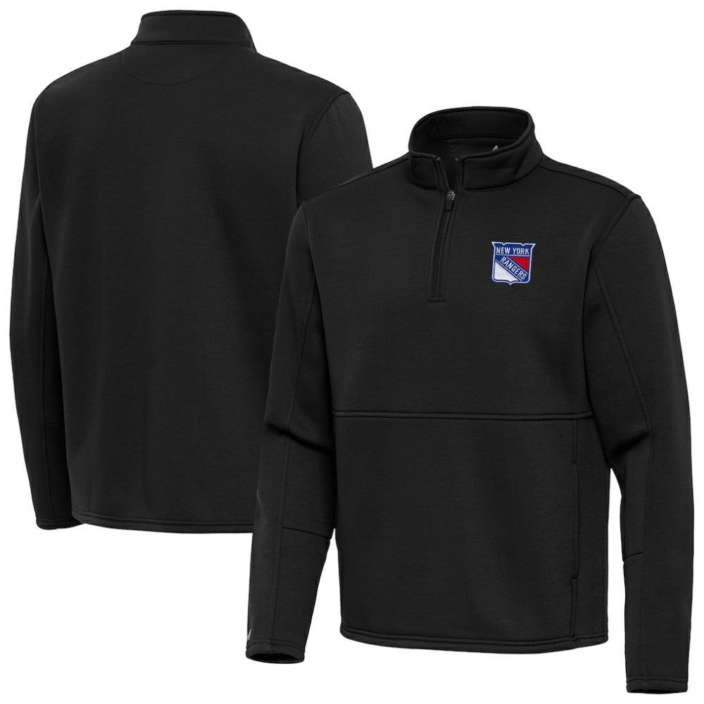 New York Rangers Antigua Twist Quarter-Zip Pullover Jacket -  NHL Pullover