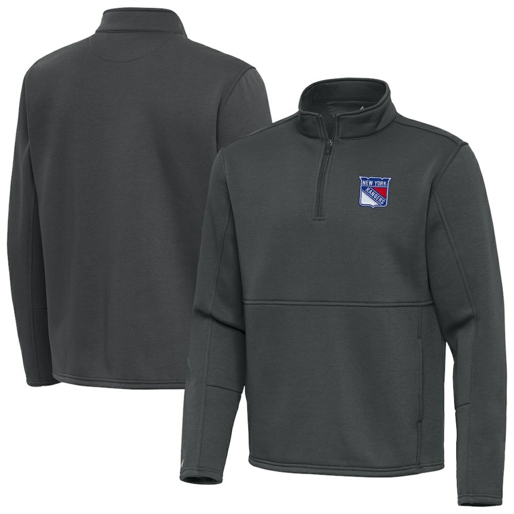 New York Rangers Antigua Twist Quarter-Zip Pullover Jacket -  NHL Pullover