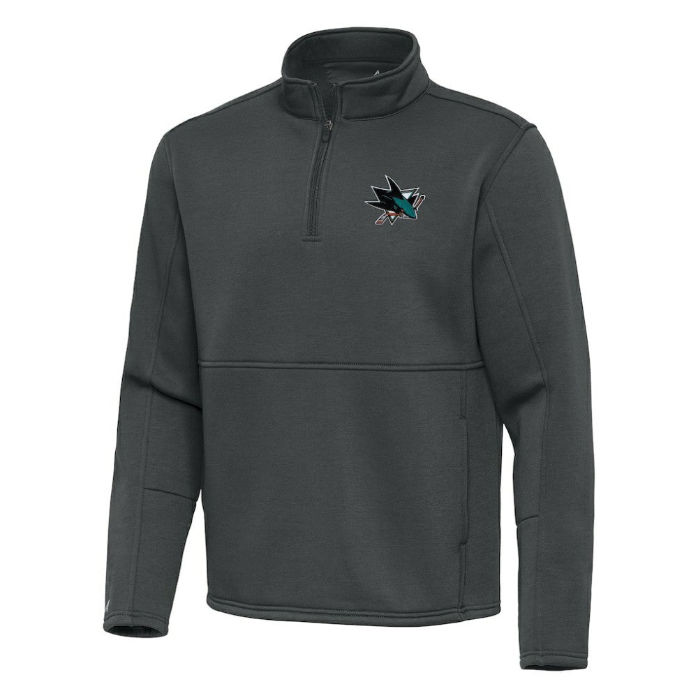 San Jose Sharks Antigua Twist Quarter-Zip Pullover Jacket -  NHL Pullover