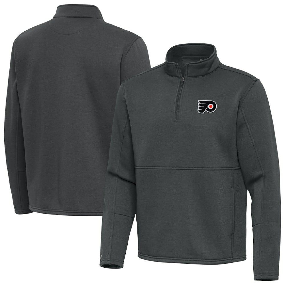 Philadelphia Flyers Antigua Twist Quarter-Zip Pullover Jacket -  NHL Pullover