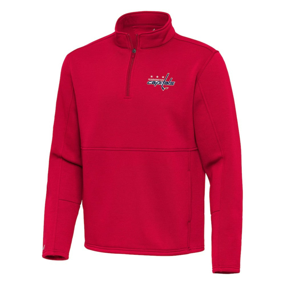 Washington Capitals Antigua Twist Quarter-Zip Pullover Jacket -  NHL Pullover