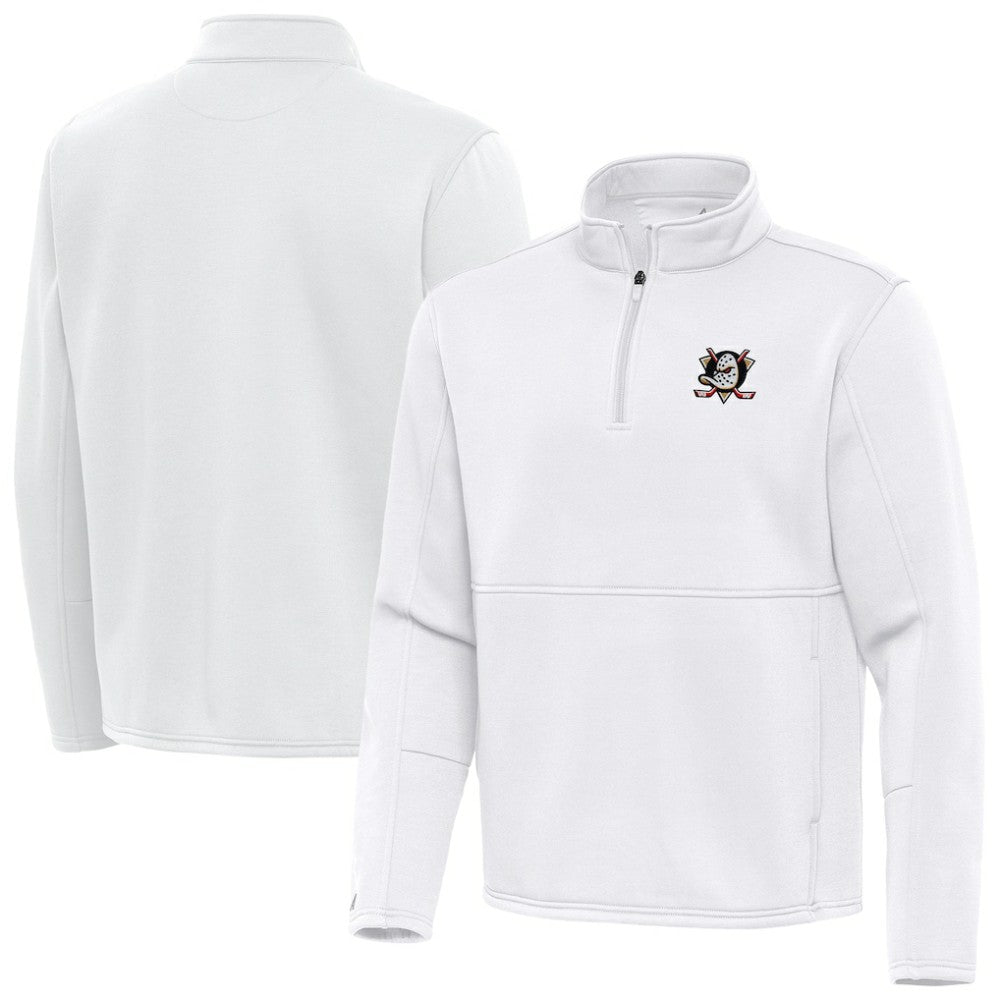 Anaheim Ducks Antigua Twist Quarter-Zip Pullover Jacket -  NHL Pullover