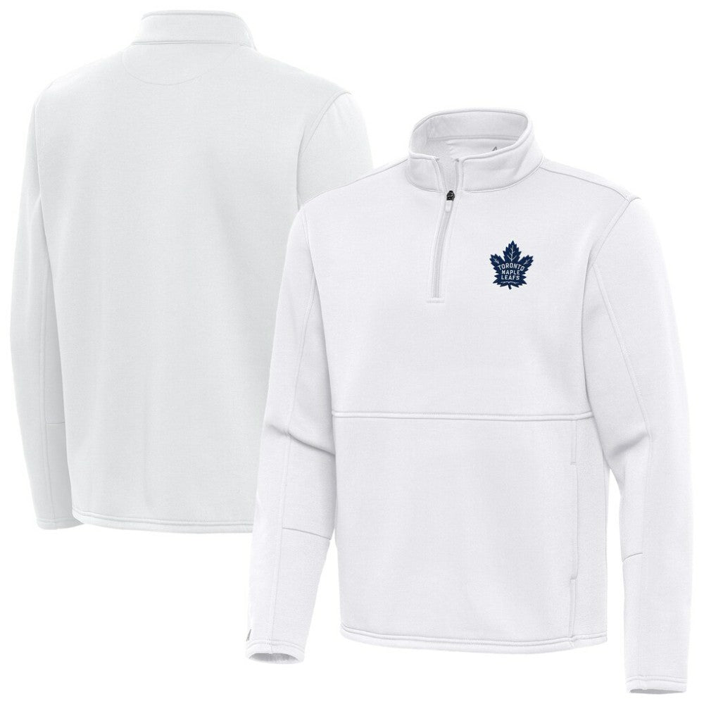 Toronto Maple Leafs Antigua Twist Quarter-Zip Pullover Jacket -  NHL Pullover