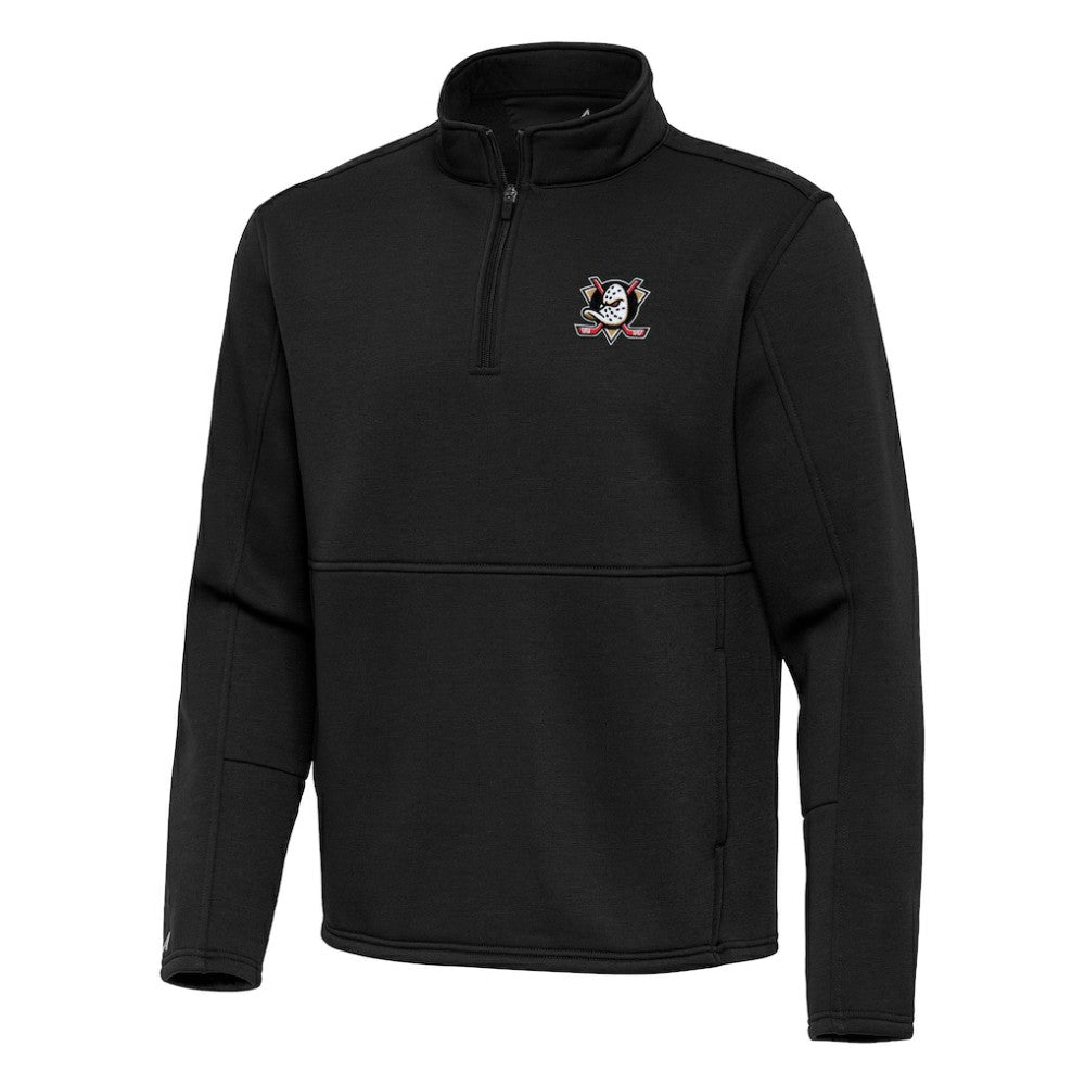 Anaheim Ducks Antigua Twist Quarter-Zip Pullover Jacket -  NHL Pullover