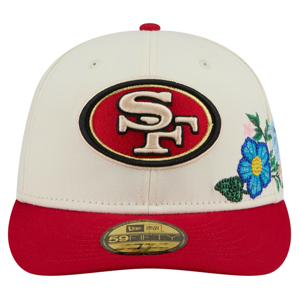 San Francisco 49ers Tonal Floral 59FIFTY Fitted Hat | NFL Online