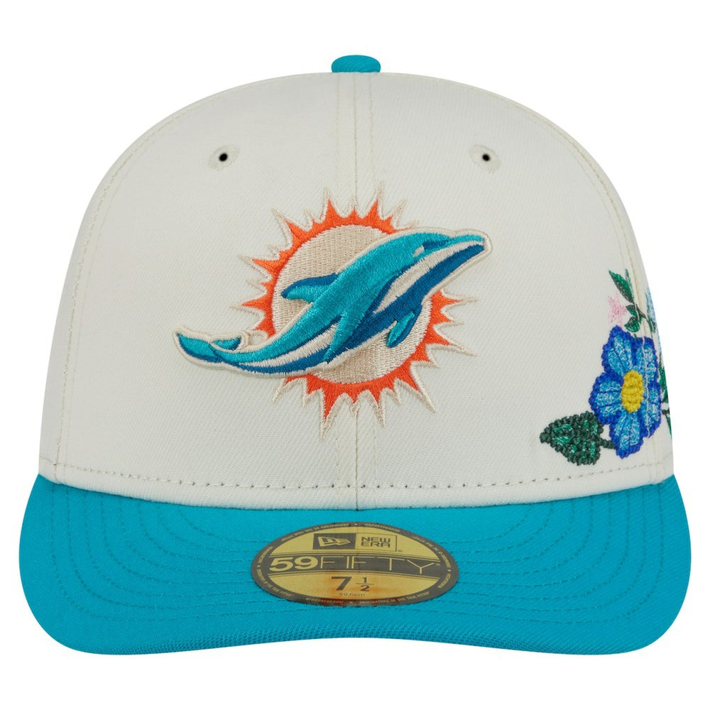 Miami Dolphins Tonal Floral 59FIFTY Fitted Hat | NFL On sale