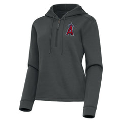 Los Angeles Angels Antigua Women's Contemporary Quarter-Zip Hoodie - MLB Hoodies