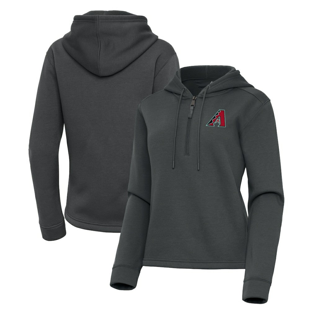 Arizona Diamondbacks Antigua Women's Contemporary Quarter-Zip Hoodie - MLB Hoodies