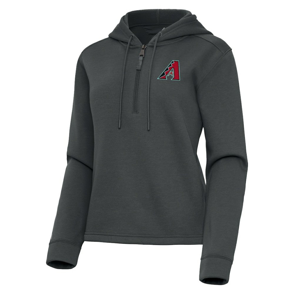 Arizona Diamondbacks Antigua Women's Contemporary Quarter-Zip Hoodie - MLB Hoodies