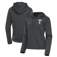 Texas Rangers Antigua Women's Contemporary Quarter-Zip Hoodie - MLB Hoodies