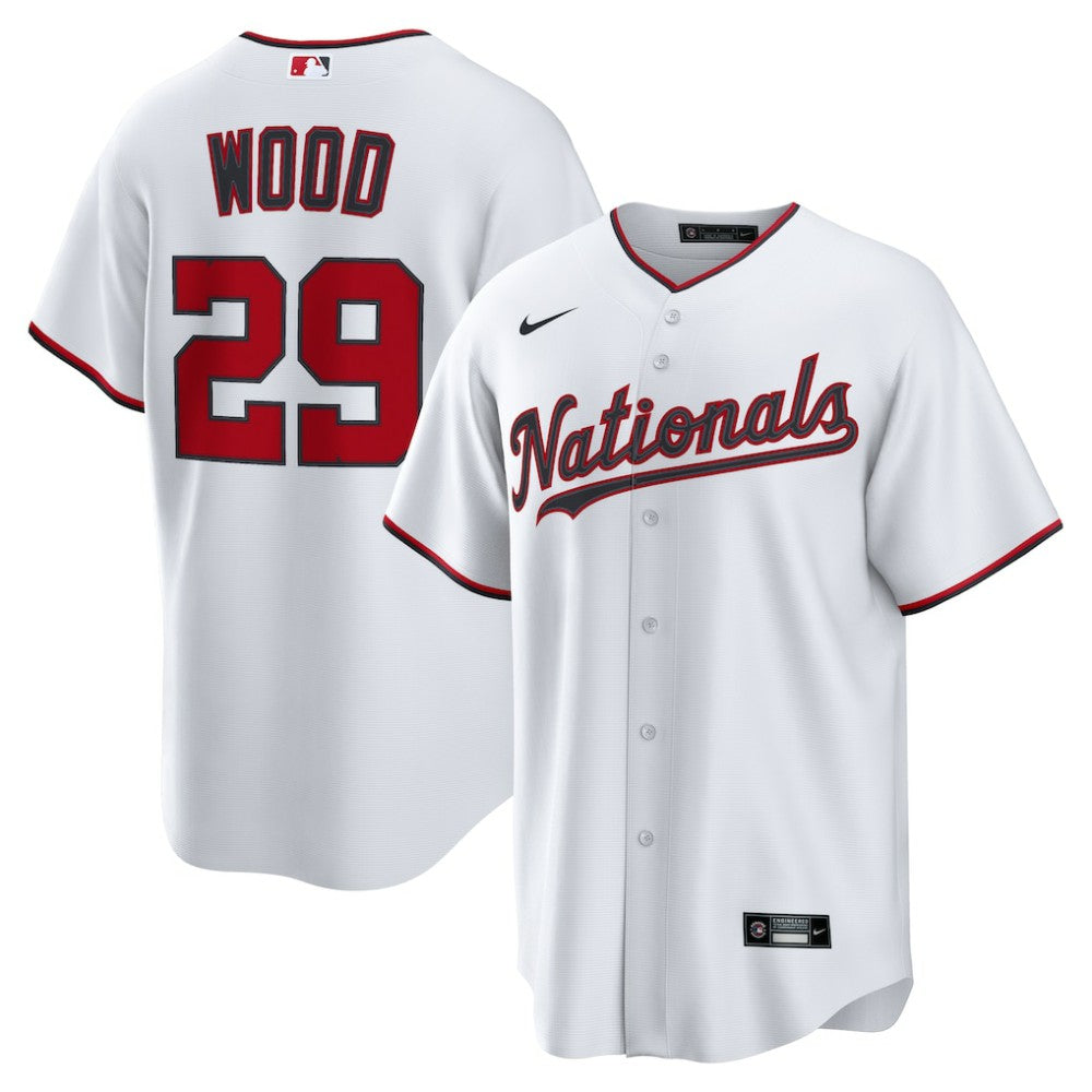 James Wood Washington Nationals Nike Home Replica Jersey - MLB Jerseys