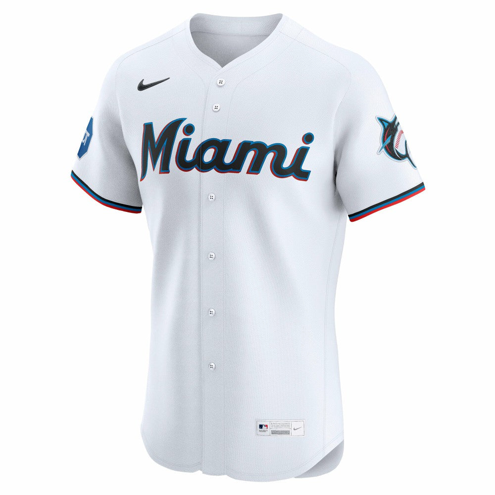 Miami Marlins Nike Home Elite Jersey - MLB Jerseys