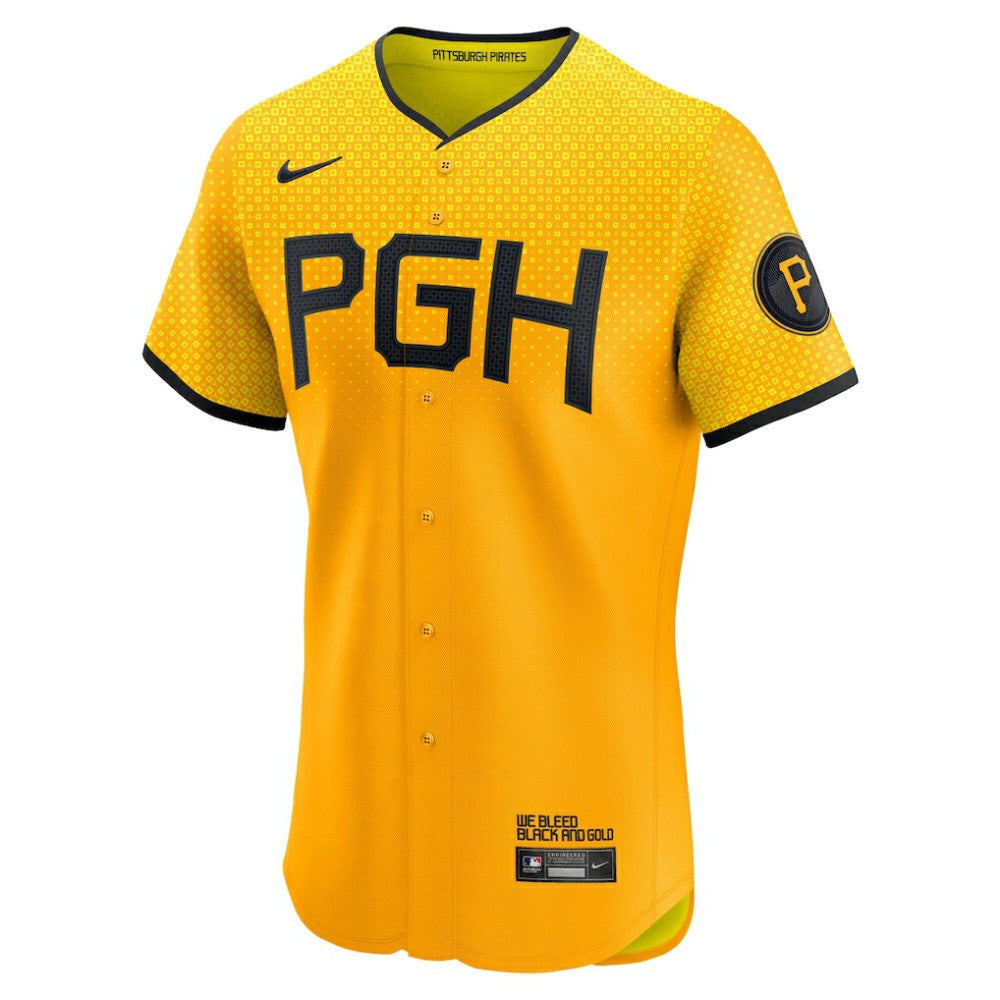 Pittsburgh Pirates Nike City Connect  Elite Jersey - MLB Jerseys
