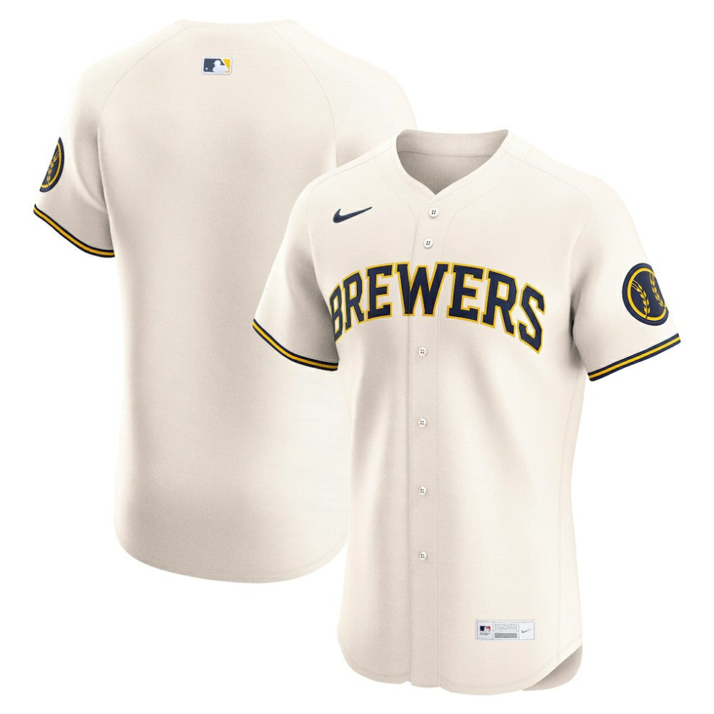Milwaukee Brewers Nike Home Elite Jersey - MLB Jerseys