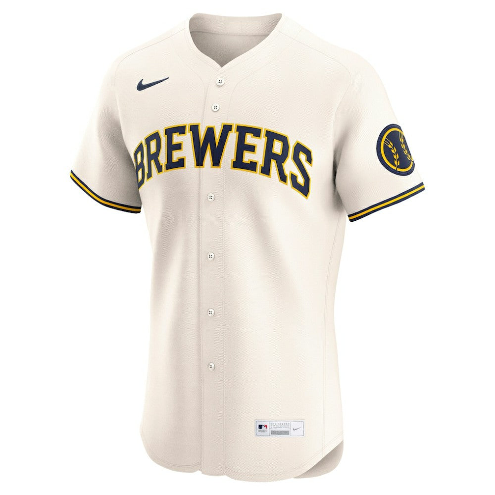 Milwaukee Brewers Nike Home Elite Jersey - MLB Jerseys