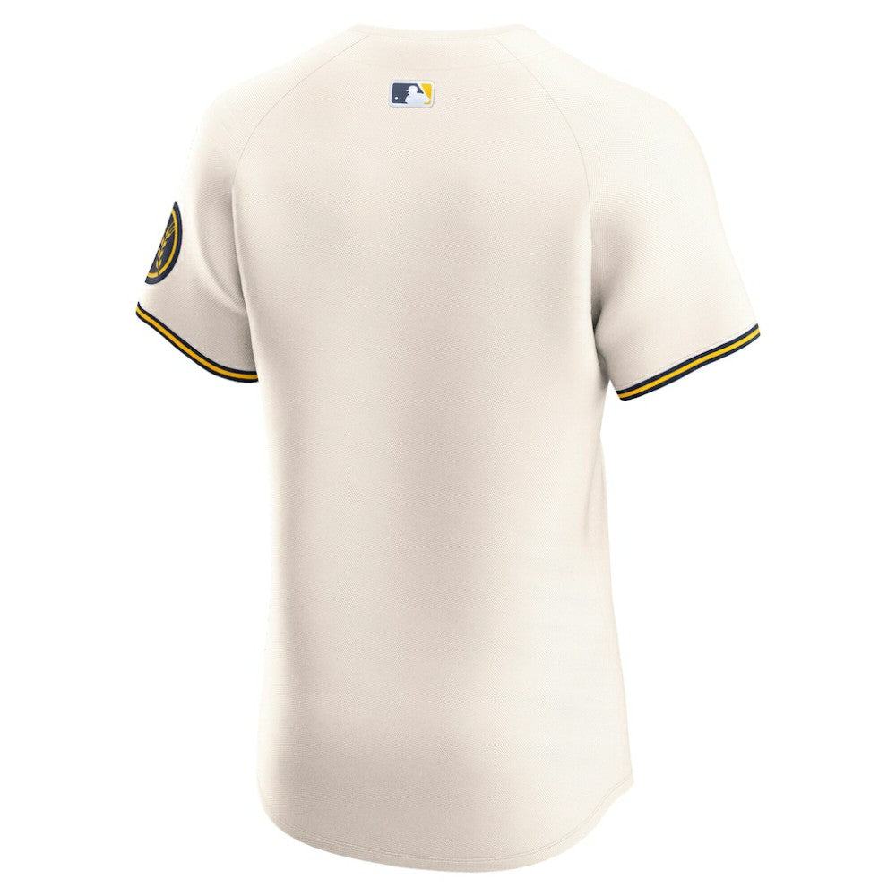 Milwaukee Brewers Nike Home Elite Jersey - MLB Jerseys