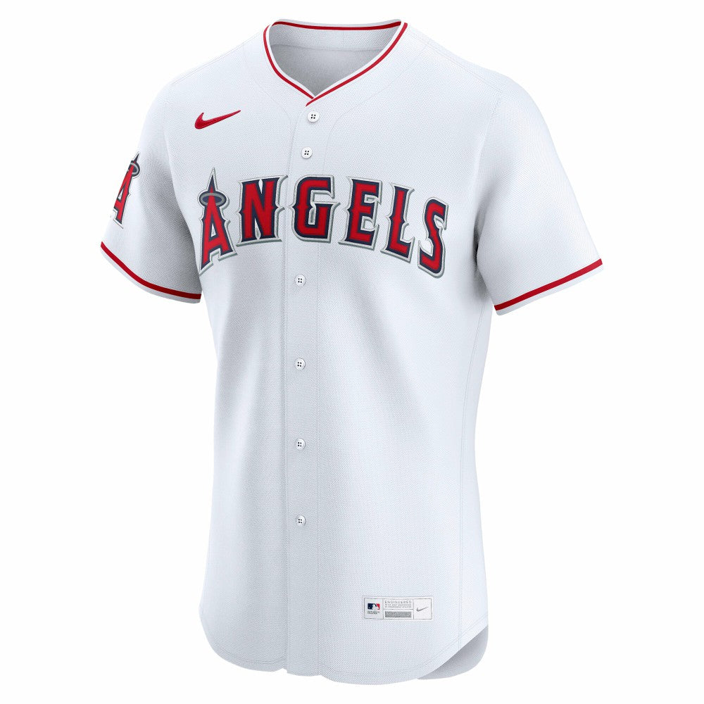 Los Angeles Angels Nike Home Elite Jersey - MLB Jerseys