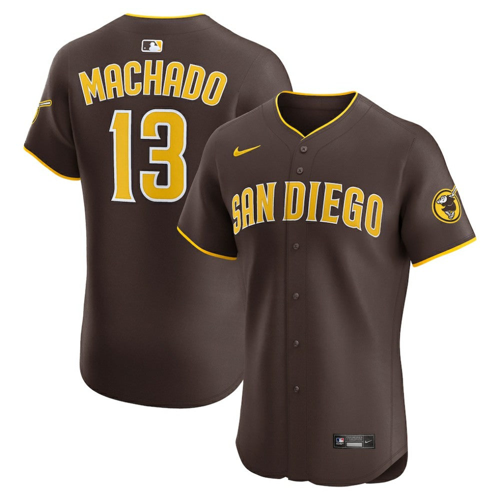 Manny Machado San Diego Padres Nike Road Elite Jersey - MLB Jerseys