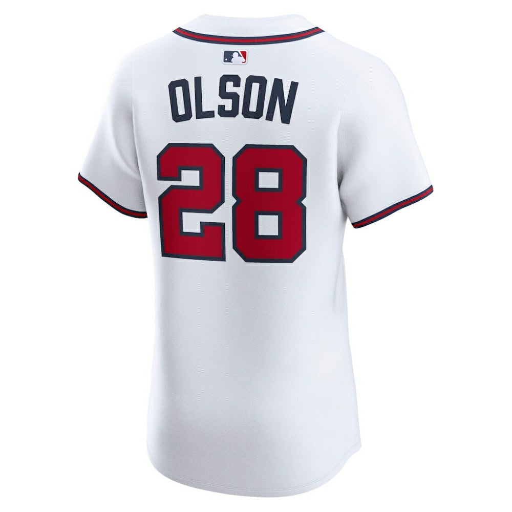 Matt Olson Atlanta Braves Nike Home Elite Player Jersey - MLB Jerseys