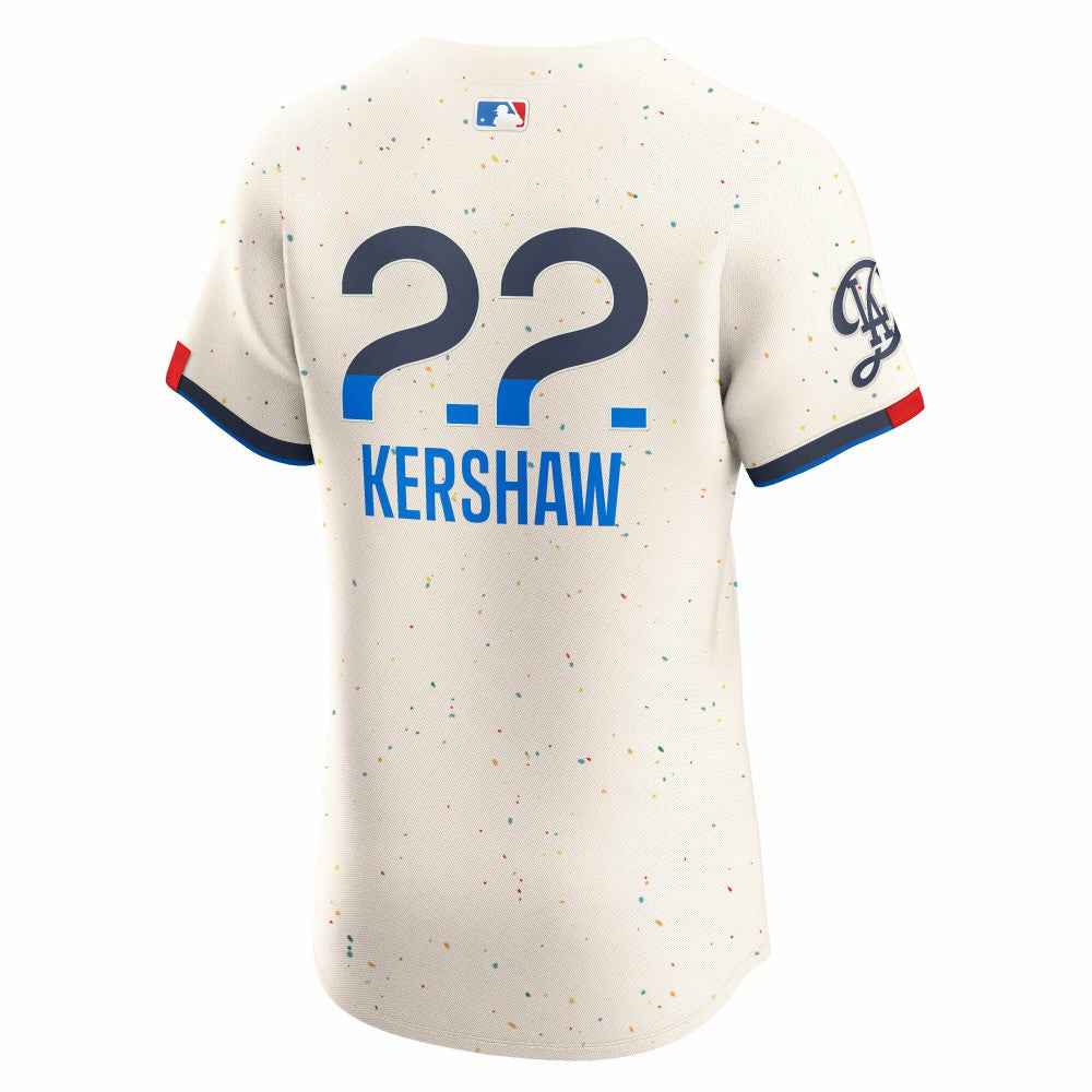 Clayton Kershaw Los Angeles Dodgers Nike City Connect Elite Jersey - MLB Jerseys