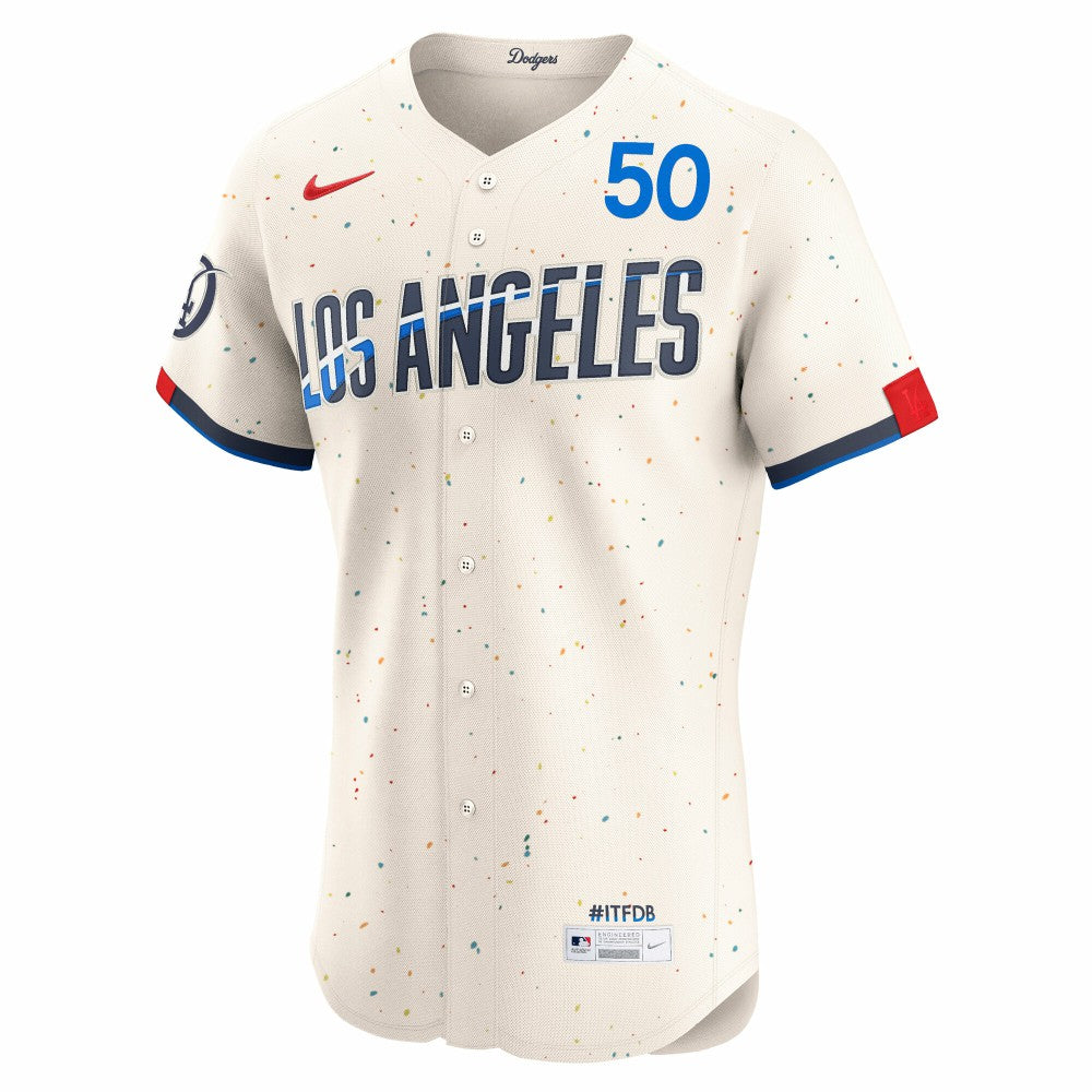 Mookie Betts Los Angeles Dodgers Nike City Connect Elite Jersey - MLB Jerseys