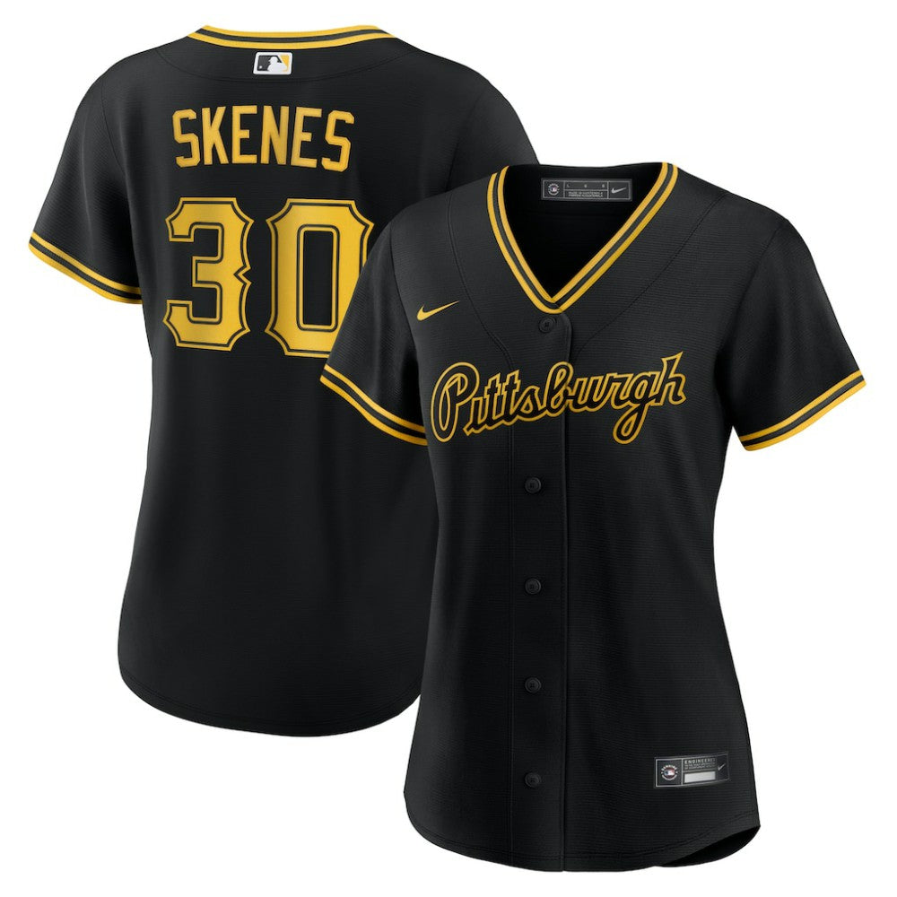 Paul Skenes Pittsburgh Pirates Nike Women's Alternate Replica Player Jersey - MLB Jerseys