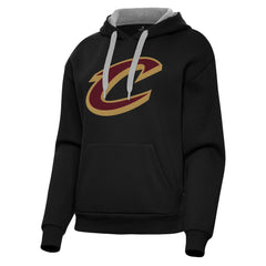 Black Cleveland Cavaliers Antigua Women's Victory Pullover Hoodie sale | NBA