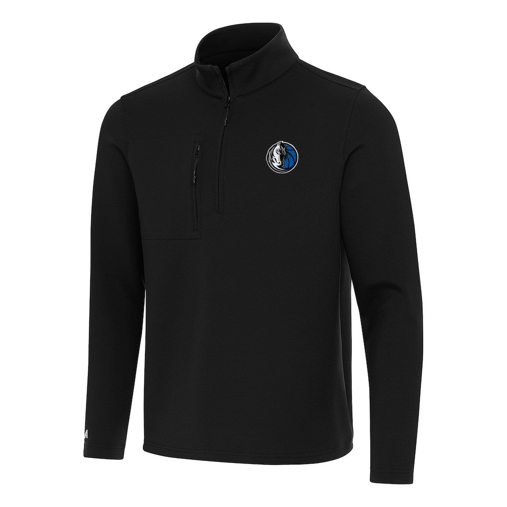Black Dallas Mavericks Antigua Insider Quarter-Zip Top sale | NBA