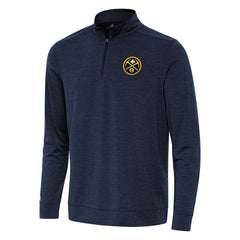 Heather Navy Denver Nuggets Antigua Bright Quarter-Zip Top sale | NBA