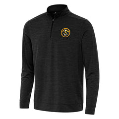 Heather Black Denver Nuggets Antigua Bright Quarter-Zip Top sale | NBA
