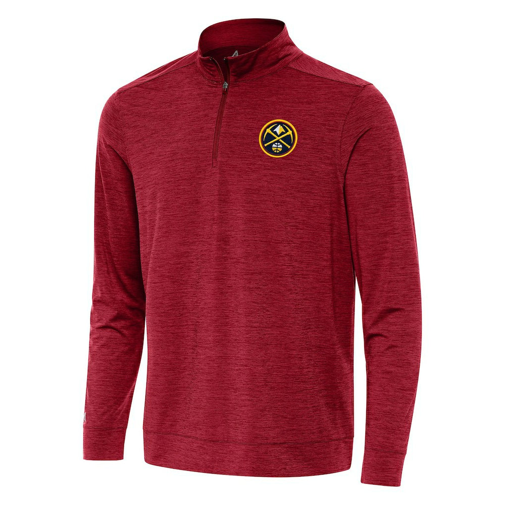 Cardinal Denver Nuggets Antigua Bright Quarter-Zip Top sale | NBA