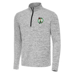 Black Boston Celtics Antigua Cause Quarter-Zip Top | NBA