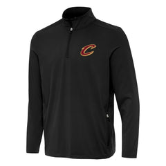 Black Cleveland Cavaliers Antigua Perilous Quarter-Zip Sweatshirt sale | NBA