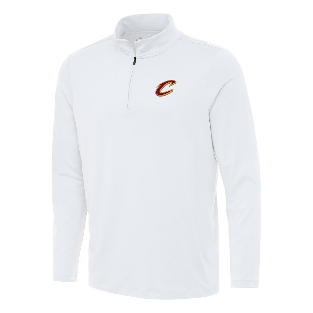 White Cleveland Cavaliers Antigua Reprocess Quarter-Zip Top sale | NBA