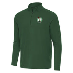 Hunter Green Boston Celtics Antigua Intent Quarter-Zip Top | NBA