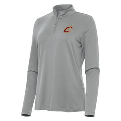 Gray Cleveland Cavaliers Antigua Women's Reprocess Quarter-Zip Top sale | NBA