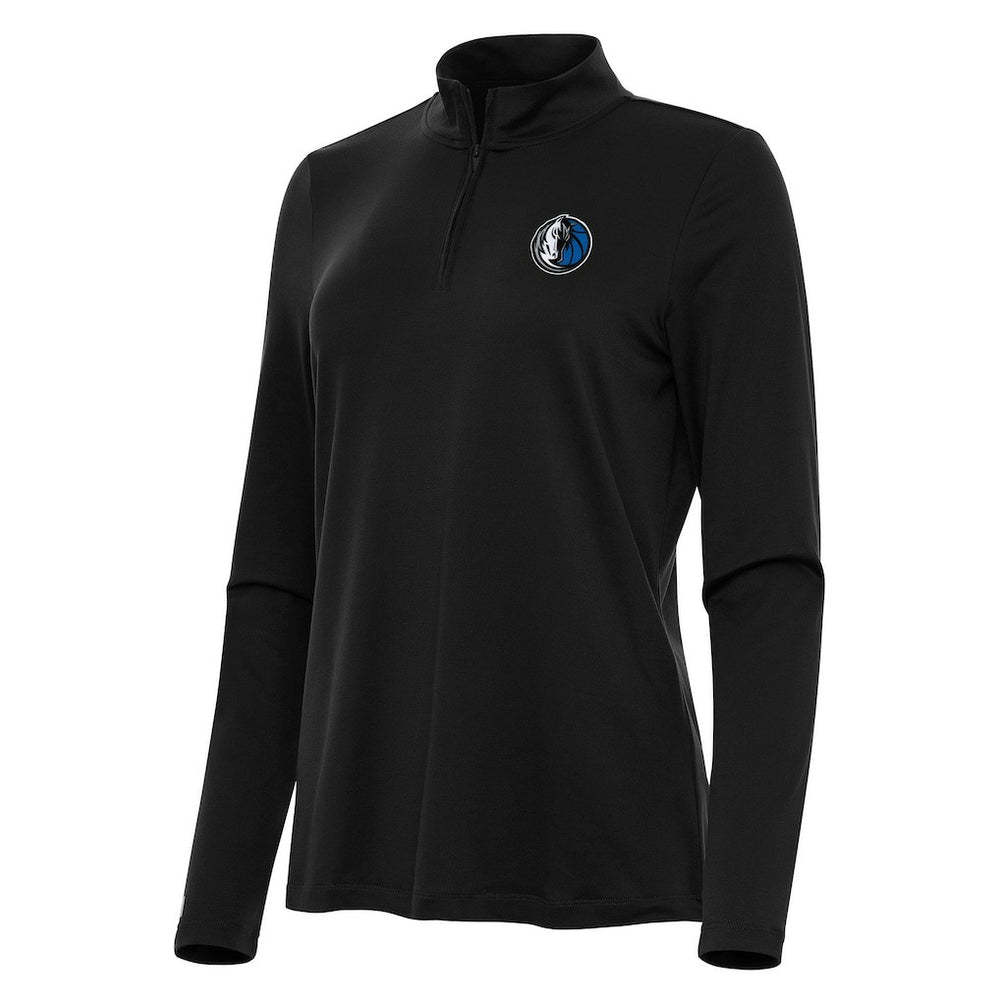 Black Dallas Mavericks Antigua Women's Reprocess Quarter-Zip Top sale | NBA