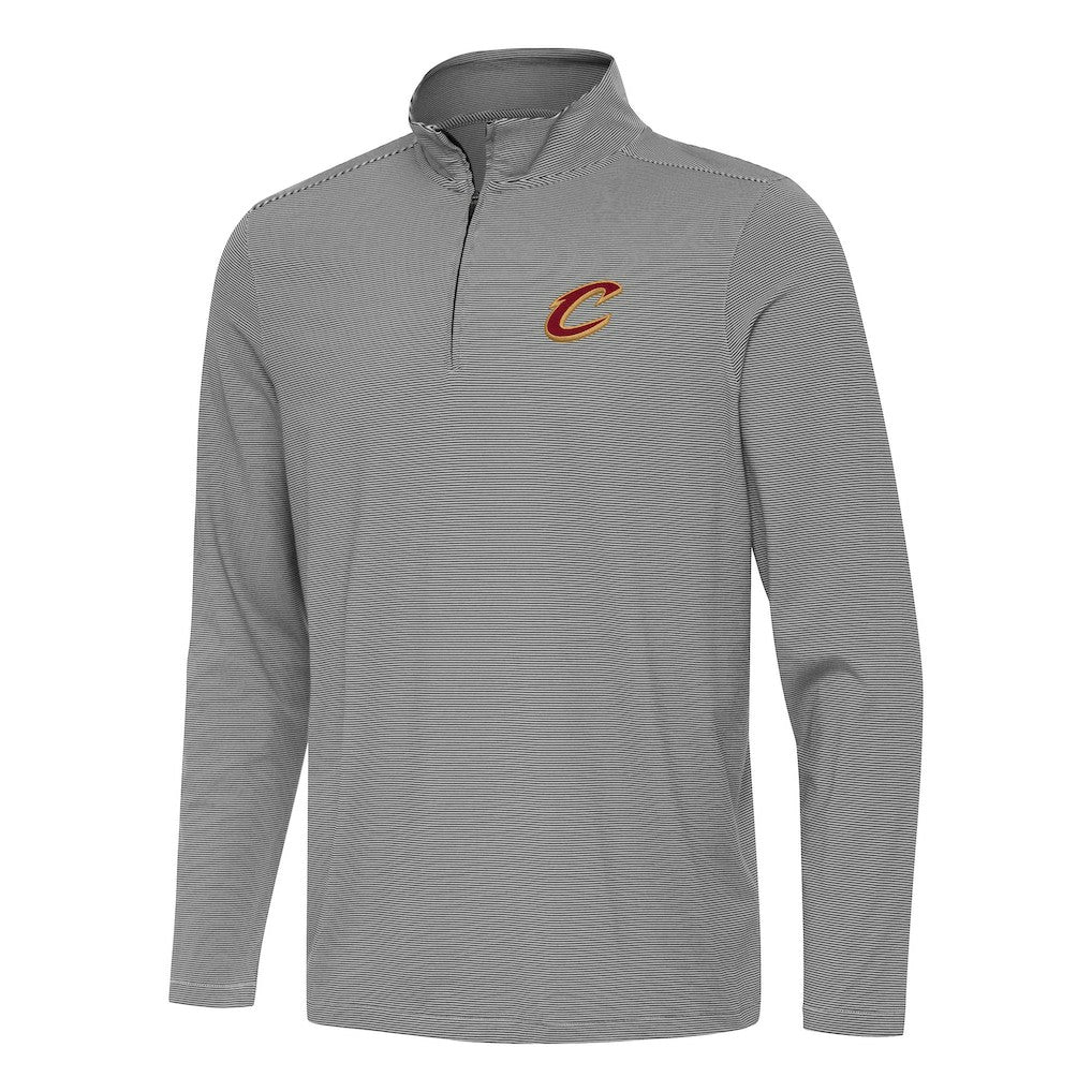 Black Cleveland Cavaliers Antigua Twine Quarter-Zip Top sale | NBA