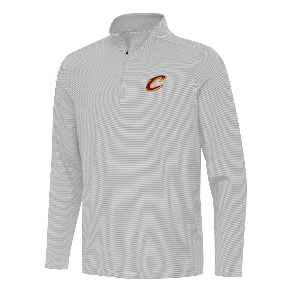 Gray Cleveland Cavaliers Antigua Twine Quarter-Zip Top sale | NBA