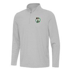 Gray Boston Celtics Antigua Twine Quarter-Zip Top | NBA