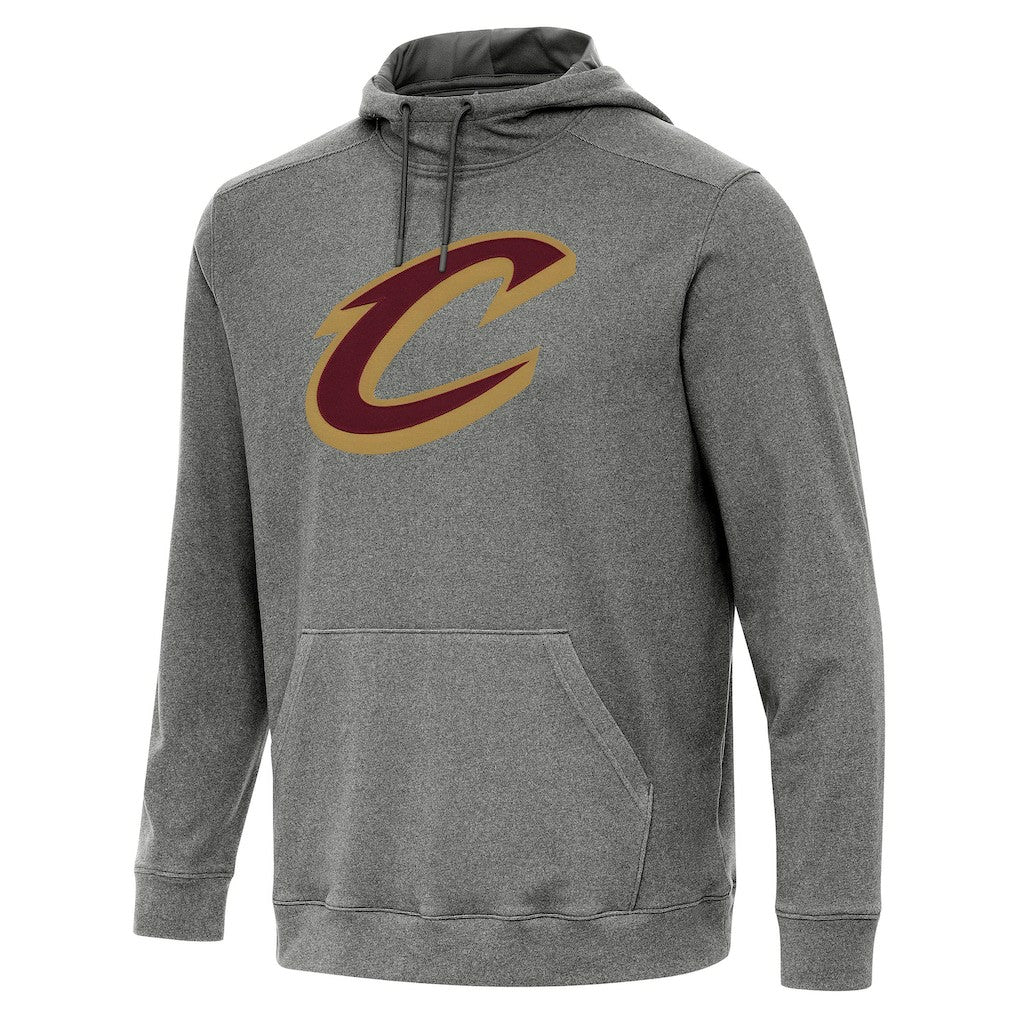 Heather Black Cleveland Cavaliers Antigua Cloud Pullover Hoodie sale | NBA